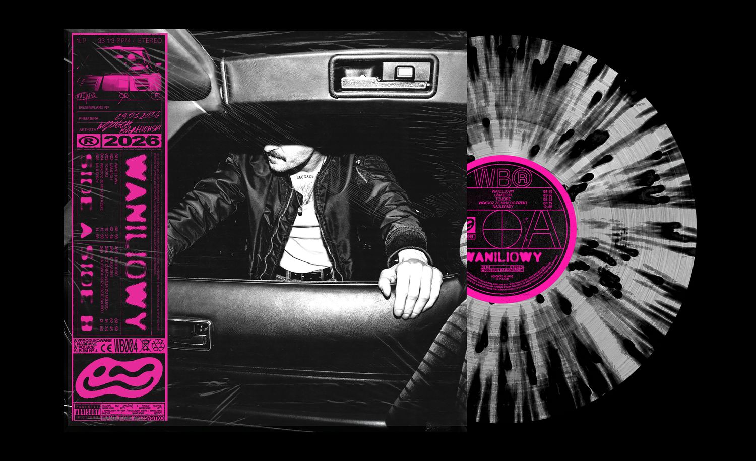 BIG BOX "WANILIOWY" - limitowany album LP/ t-shirt / mydło / naszyjnik / zawieszka zapachowa