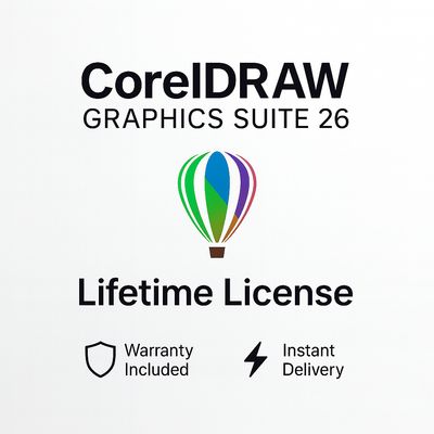 CorelDRAW Graphics Suite 26 – Lifetime License