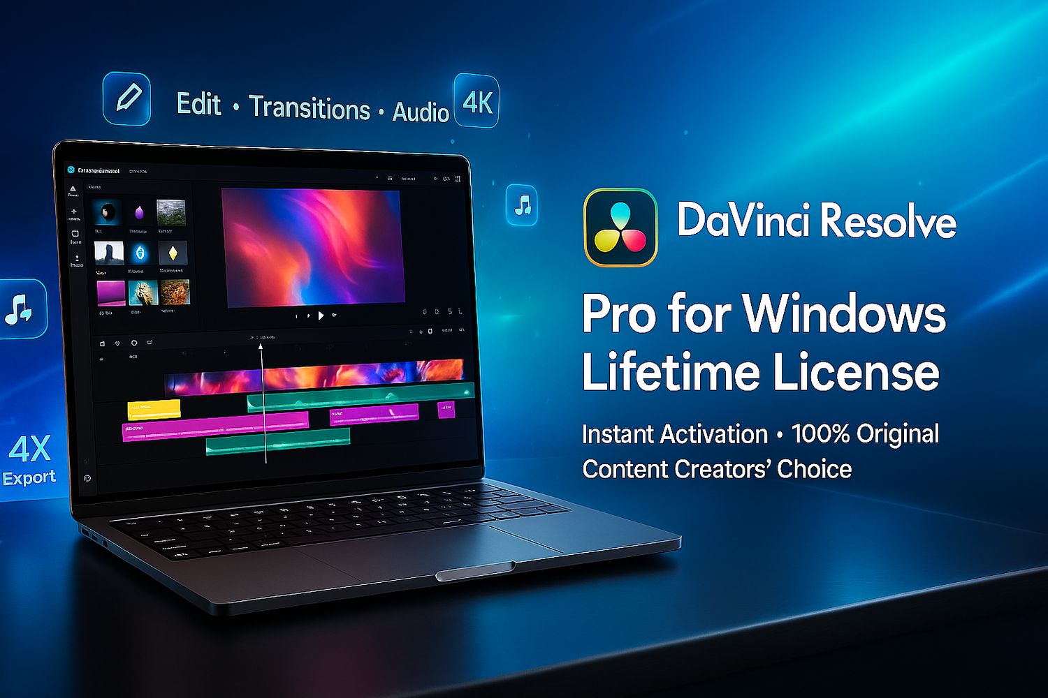 DaVinci Resolve Studio 2025 – Lifetime License