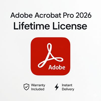 Adobe Acrobat Pro 2026 – Lifetime License