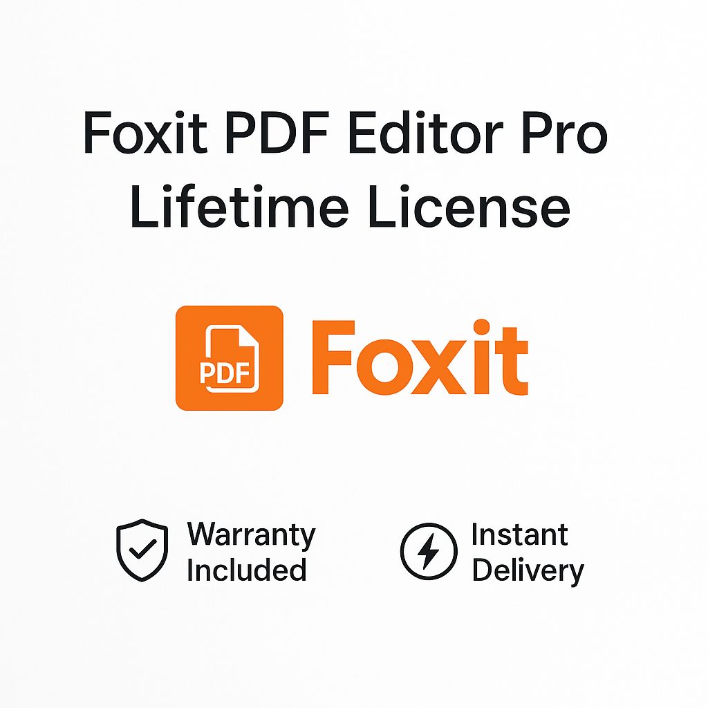Foxit PDF Editor Pro – Lifetime License
