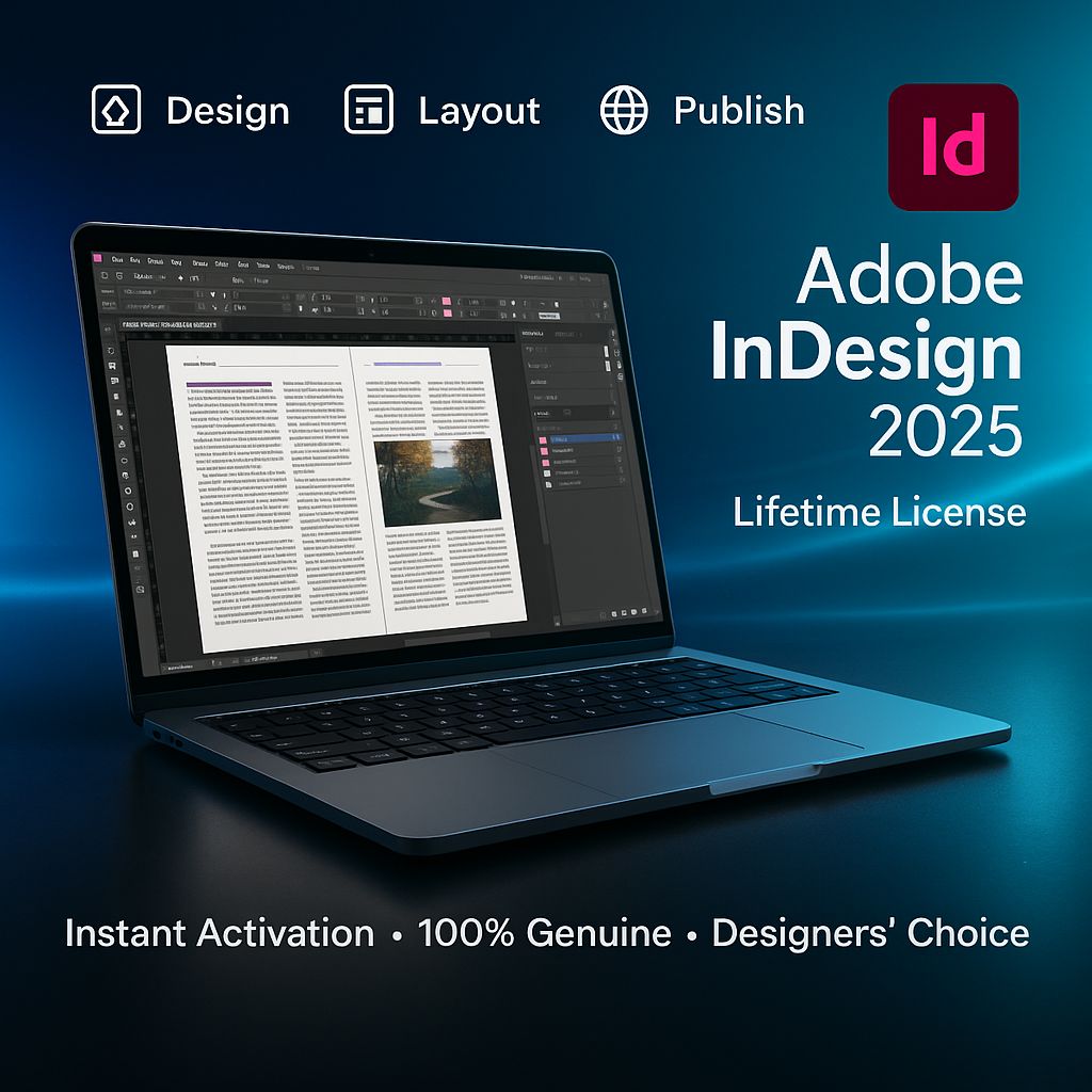Adobe InDesign 2025 Licencia Vitalicia