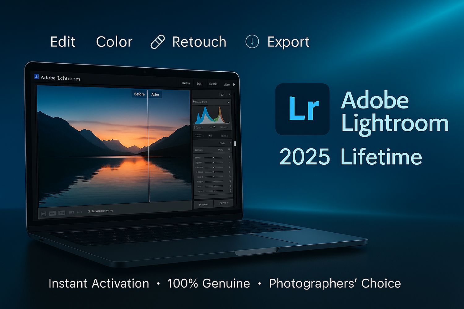 Adobe Lightroom 2025 — Lifetime License