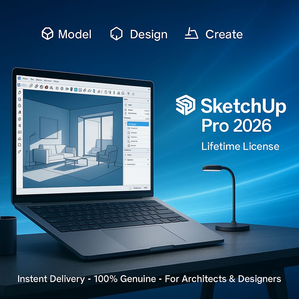 SketchUp Pro 2026 – Lifetime License for Windows &amp; Mac