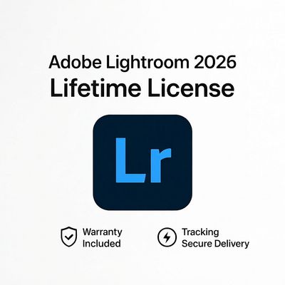Adobe Lightroom 2026 — Licence à vie