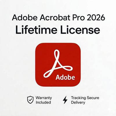 Adobe Acrobat Pro 2026 Licencia Vitalicia