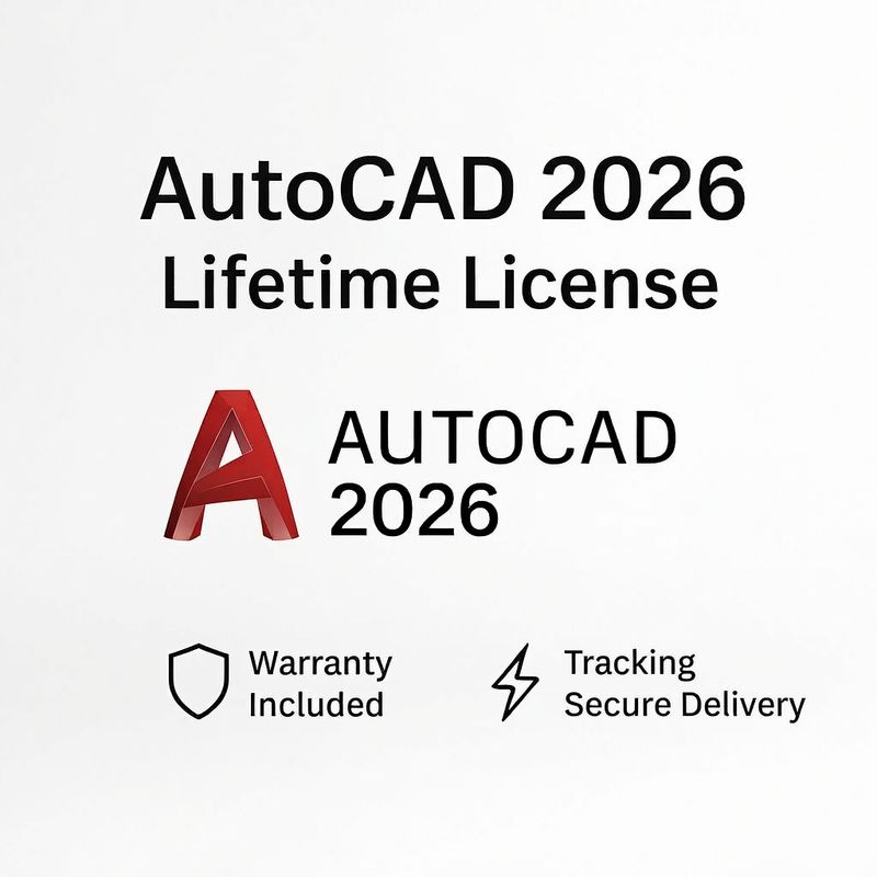 Autodesk AutoCAD 2026 – Lifetime License for Windows and Mac