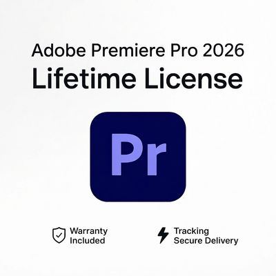 Adobe Premiere Pro 2026 – Licence à Vie