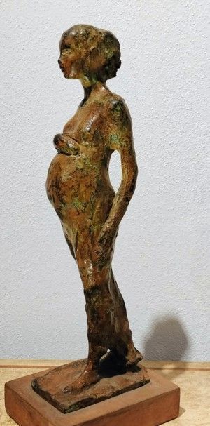 SCULTURA IN BRONZO MATERNITÀ FIMATA CORREJA