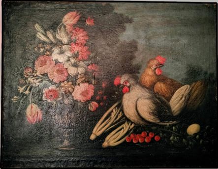 DIPINTO OLIO SU TELA NATURA MORTA