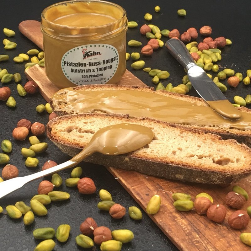 Pistazien-Nougat Aufstrich & Topping VEGAN