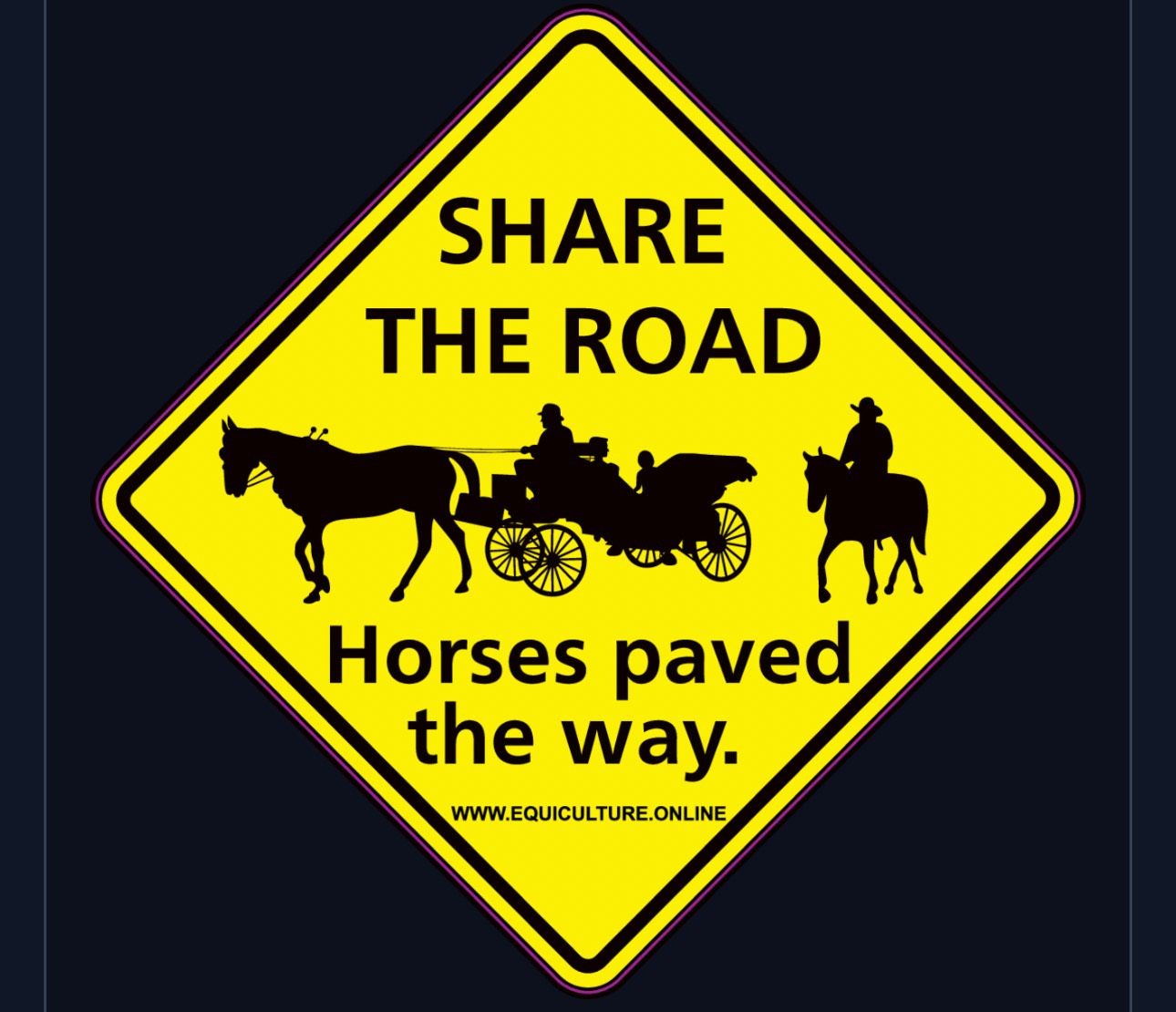 Share the Road Bumper Stickers