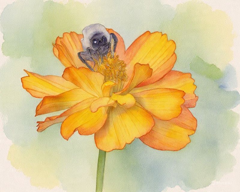 Bee on Flower