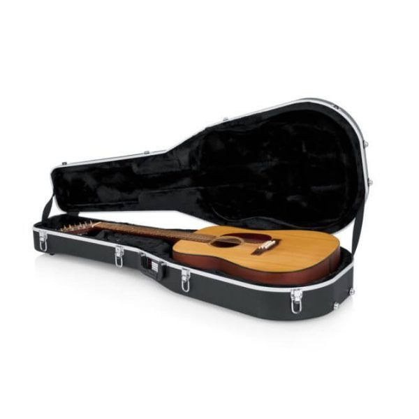 Gator GC-DREAD-12 Deluxe ABS Molded Case - 12-String Acoustic Dreadnought Guitar