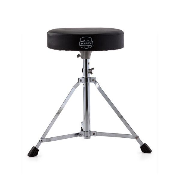 Mapex T400 Double Braced 3-Leg Black Top Round Throne
