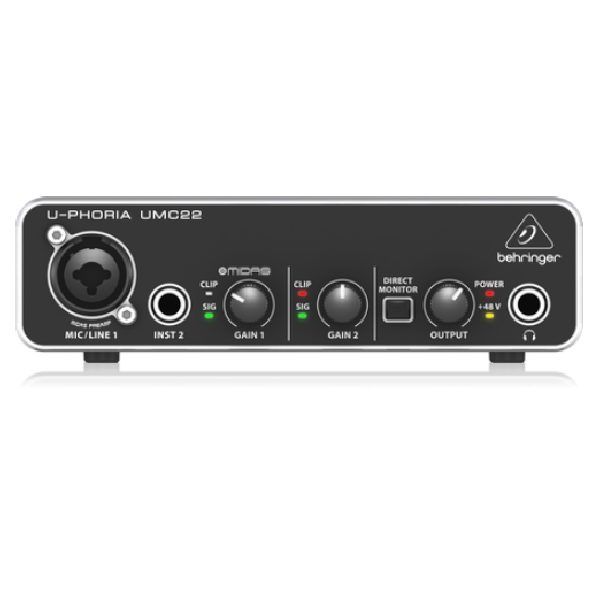 Behringer U-Phoria UMC22 USB Audio Interface