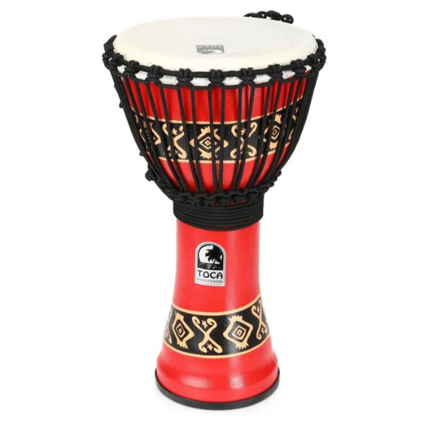 Toca Freestyle Rope Tuned 10’’ Djembe - Bali Red