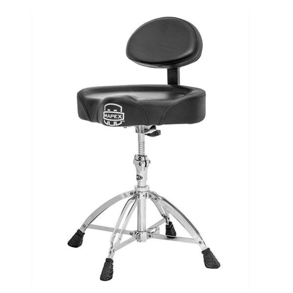 Mapex T875 Saddle Top Double-braced Drum Throne with Backrest