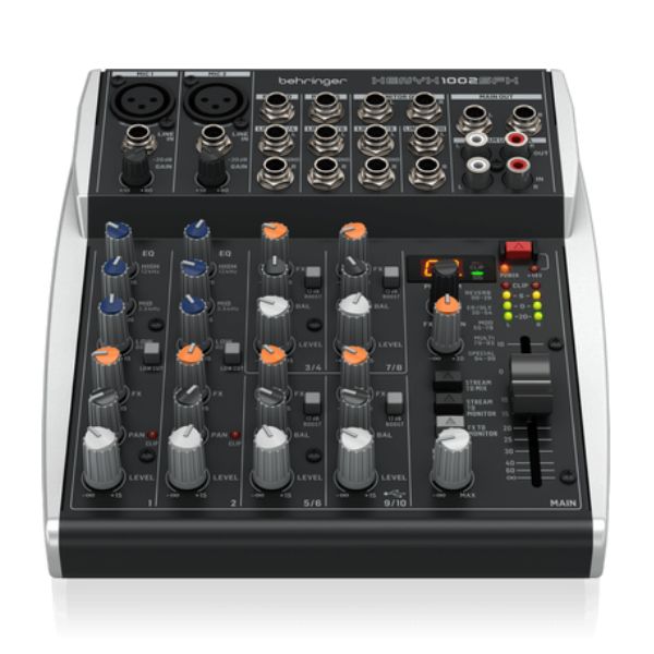 Behringer Xenyx 1002SFX 10-channel Analog Streaming Mixer