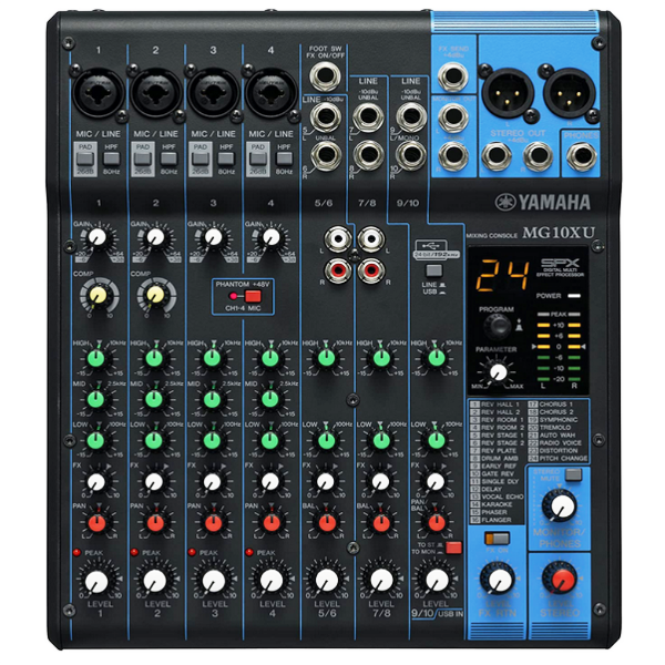 Yamaha MG10XU 10-channel Mixer with USB and FX