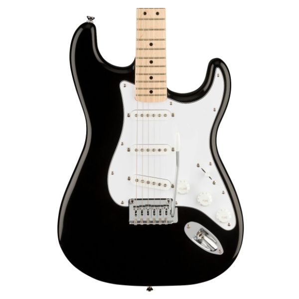 Fender Squier Affinity Series Stratocaster Electric Guitar - Black with Maple Fingerboard