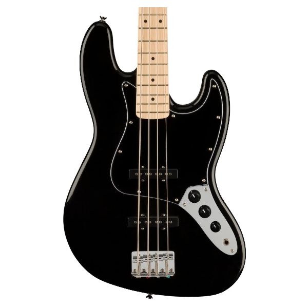 Fender Squier Affinity Series Jazz Bass - Black with Maple Fingerboard