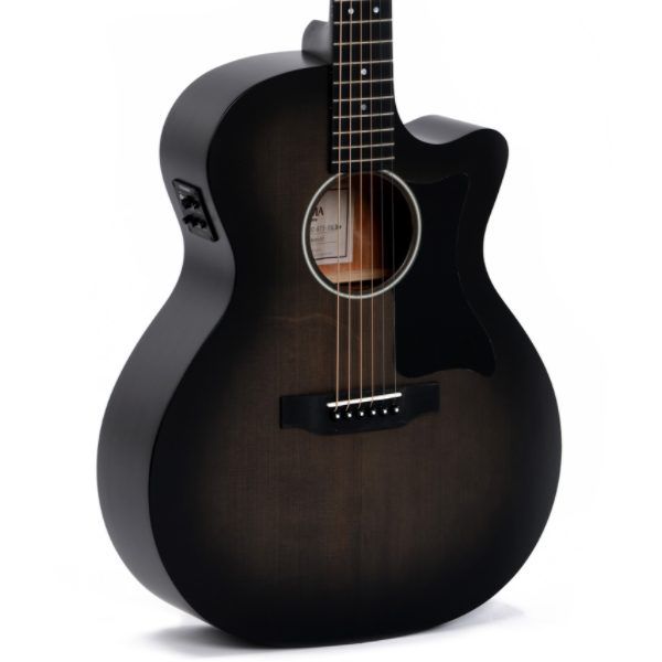 Sigma GMC-STE BKB Acoustic Electric Guitar - Black Burst