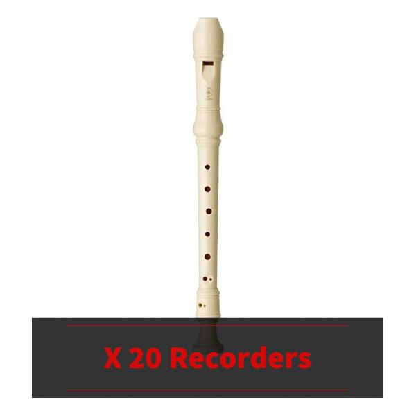 Yamaha YRS-24B Descant Soprano Recorder - 20 x Recorders