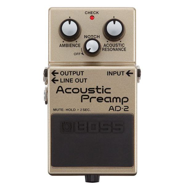 ギター BOSS Acoustic Preamp AD-2 Boss AD-2 Acoustic Preamp Pedal
