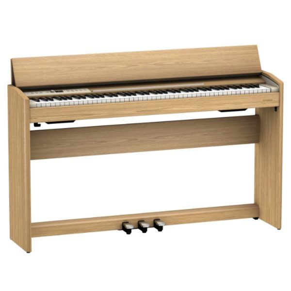 Roland F701 Digital Home Piano - Light Oak