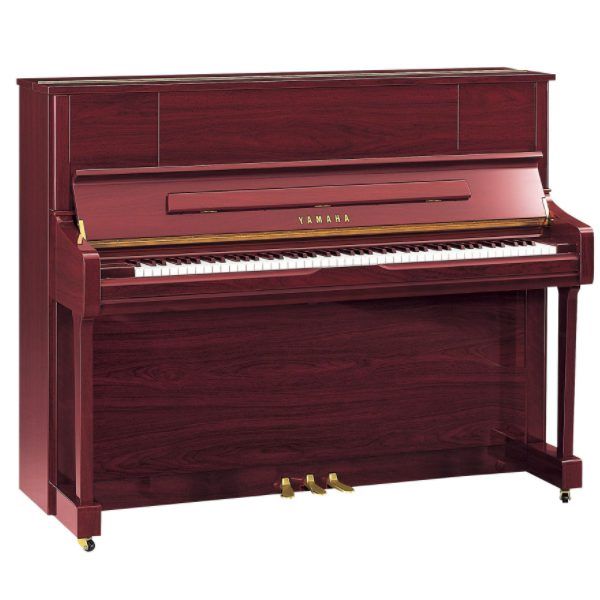 Yamaha U1J Acoustic Upright Piano - Polished Mahogany