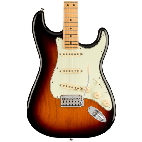 Fender Player Plus Stratocaster Electric Guitar - 3-tone Sunburst with Maple Fingerboard
