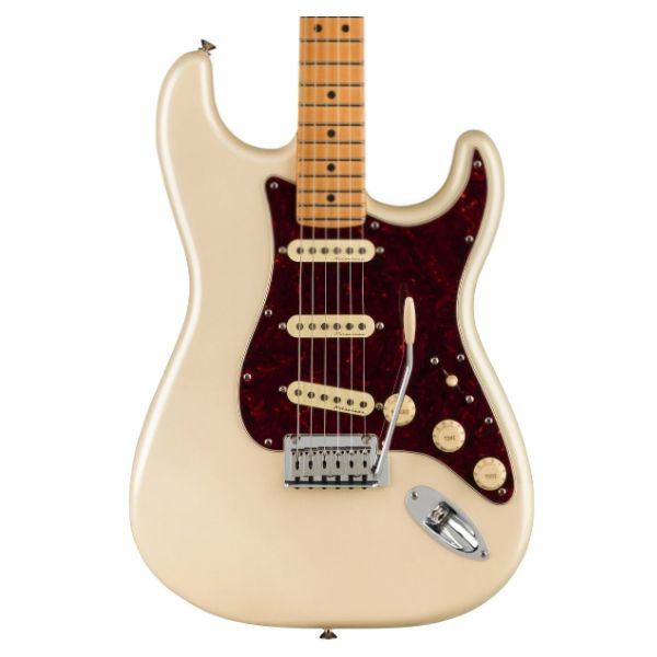 Fender Player Plus Stratocaster Electric Guitar - Olympic Pearl with Maple Fingerboard