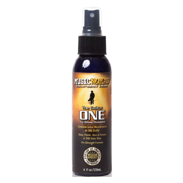 MusicNomad The Guitar One All in 1 Cleaner, Polish &amp; Wax - 4-oz. Bottle