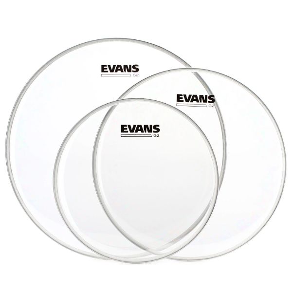 Evans G2 Clear 3-piece Tom Pack - 10/12/14 inch