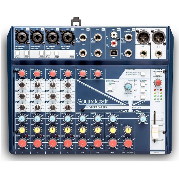 Soundcraft Notepad-12FX Mixer with Effects and USB