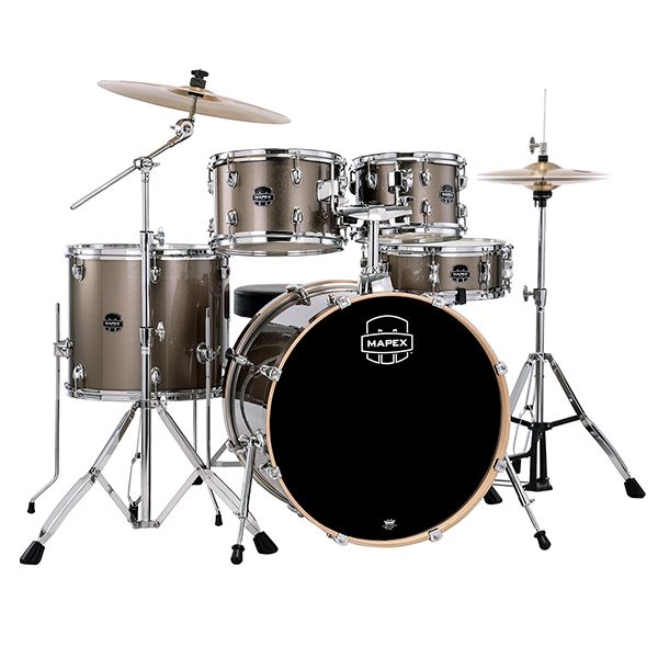 Mapex Venus 5-piece Rock Complete Drum Set - Copper Metallic