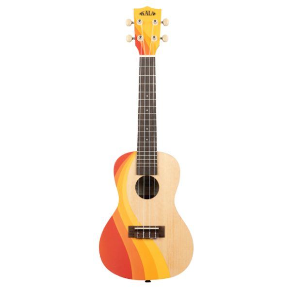 Kala Surf Concert Ukulele - Swell With Bag