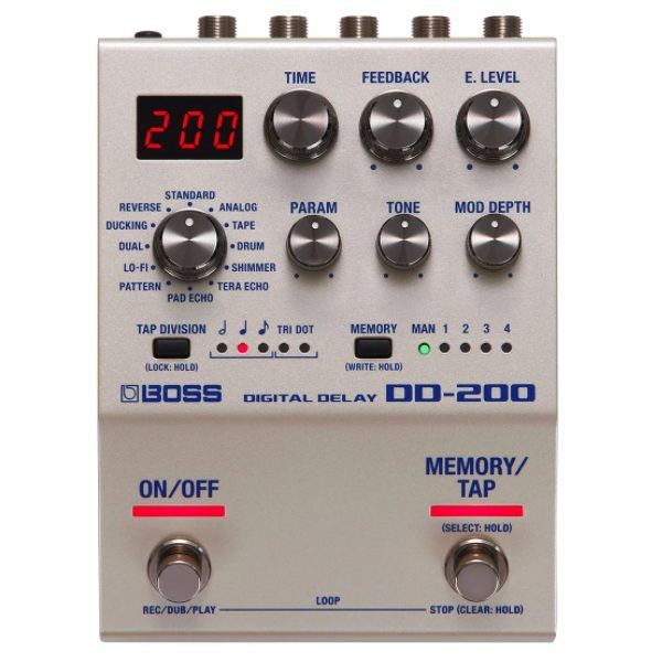 Boss DD-200 Digital Delay Pedal