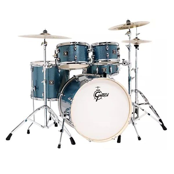 Gretsch Energy 5-Piece Drum Kit Inc. Hardware - Blue Sparkle