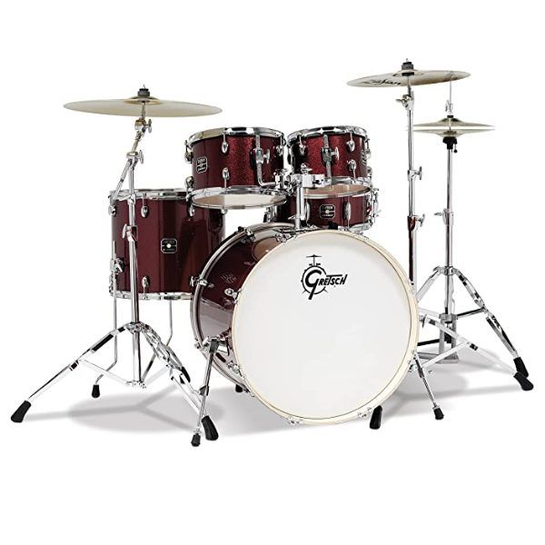 Gretsch Energy 5-Piece Drum Kit Inc. Hardware - Ruby Sparkle