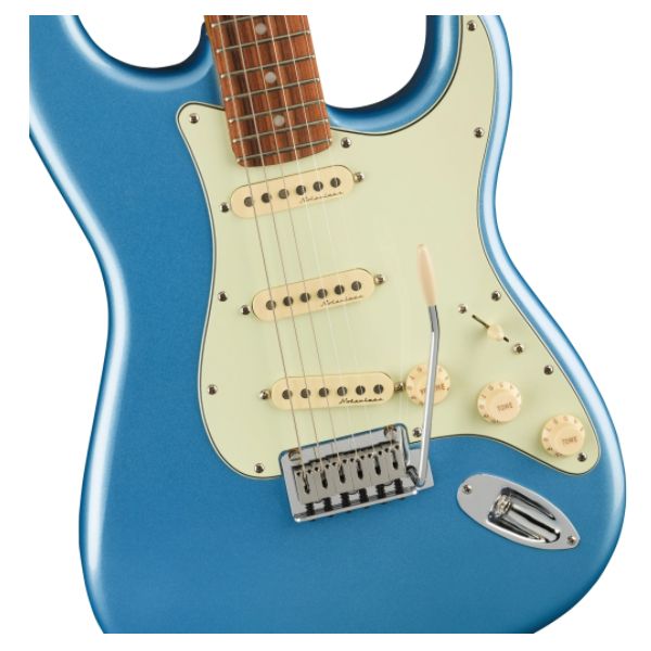Fender Player Plus Stratocaster Electric Guitar - Opal Spark with Fender Player Plus Stratocaster Electric Guitar - Opal Spark with