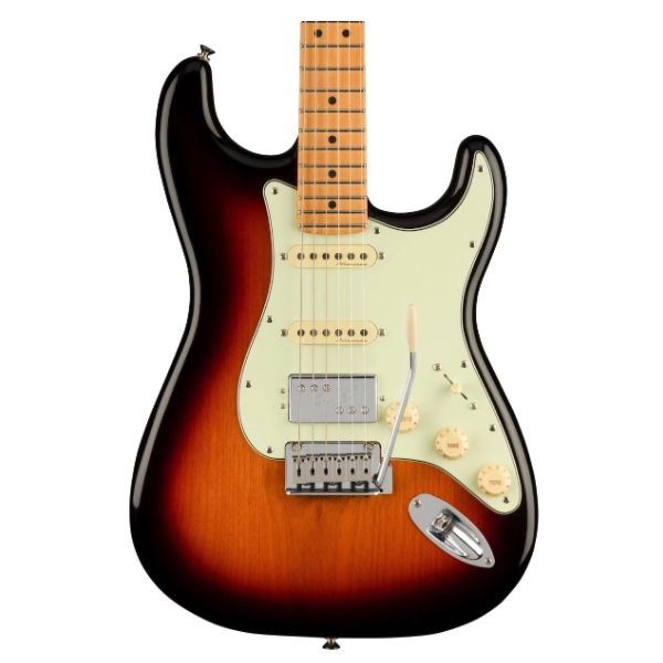 Fender Player Plus Stratocaster HSS Electric Guitar - 3 Tone Sunburst with Maple Fingerboard