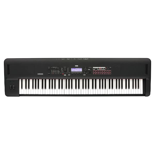 Korg Kross 2-88-MB 88-key Synthesizer Workstation - Super Matte Black