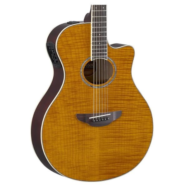 Yamaha APX600FM Acoustic-Electric Cutaway Thinline - Amber