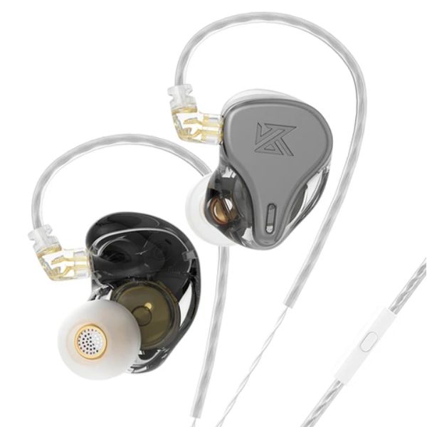 KZ DQ6S Triple Driver In Ear Monitor Earphones - Grey