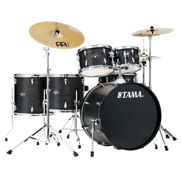 Tama Imperialstar IE62C 6-piece Drum Set - Black Oak Wrap