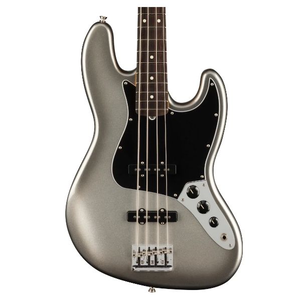 Fender American Professional II Jazz Bass - Mercury with Rosewood Fingerboard