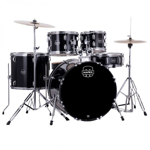 Mapex Comet CM5294FTCDK 5-piece Drumkit Combo - Dark Black