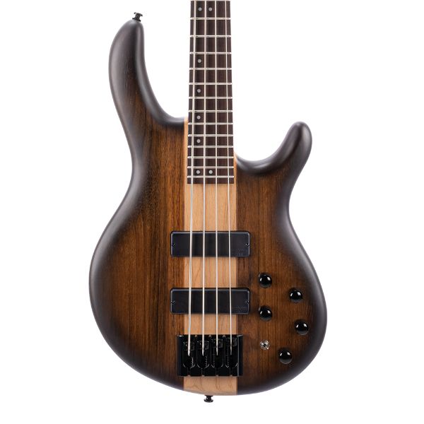 Cort C4 PLUS OVMH 4-String Bass Guitar - Antique Brown Burst